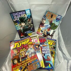 Shonen Jump Magazine Lot 4 Volumes + 2 Weekly Volumes Anime Manga